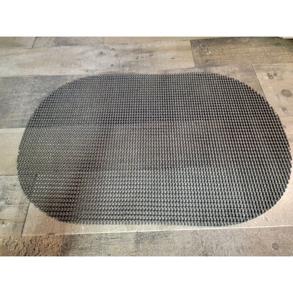 Black Non slip table shelf placemat decor - Picture 2 of 3